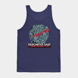 I Skate Therefore I Am Tank Top